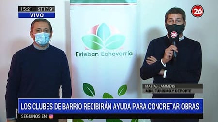 Fernando Gray y Matías Lammens, Clubes en obras, Canal 26