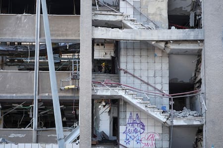 Bombardeo de Irán sobre Israel. Foto: REUTERS.