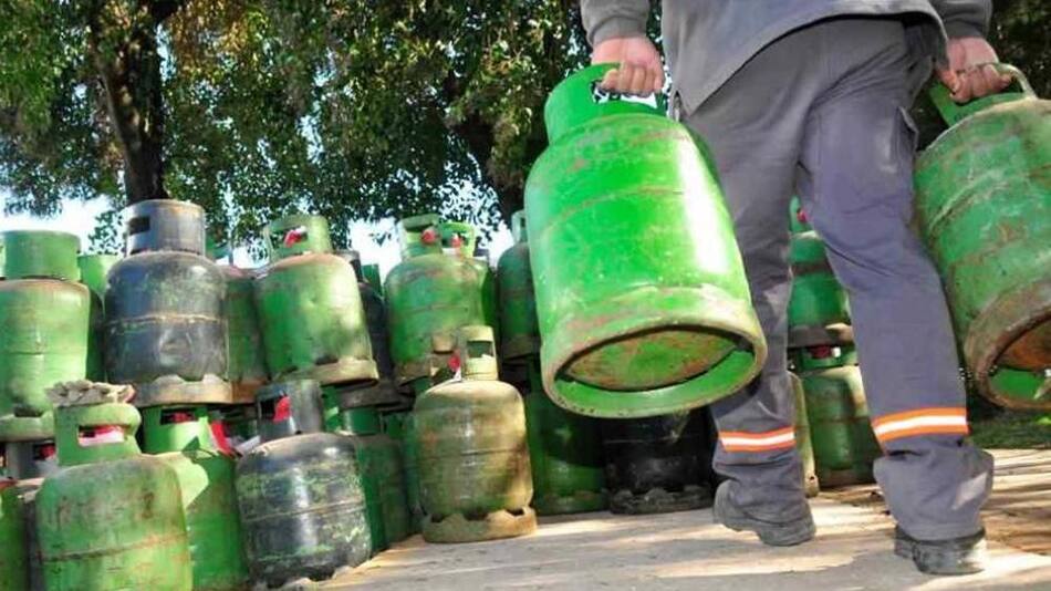 Garrafas de gas