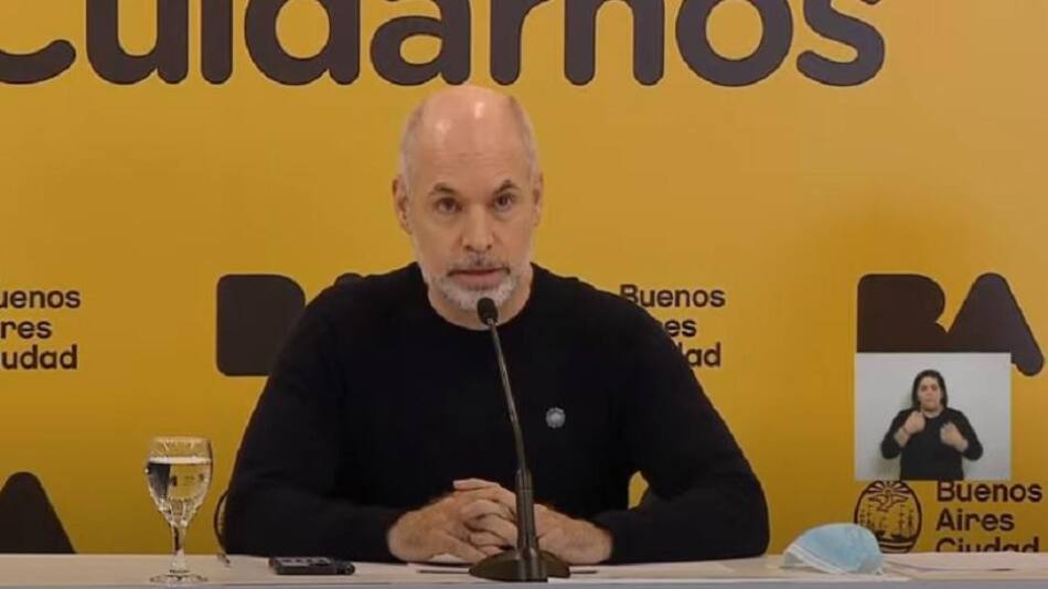 Horacio Rodríguez Larreta por nuevas medidas, foto captura