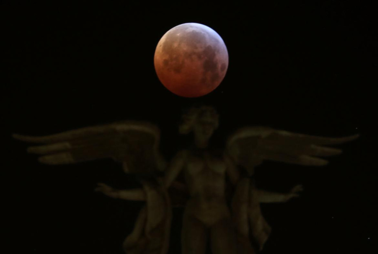 Luna de Sangre. Fuente: Reuters