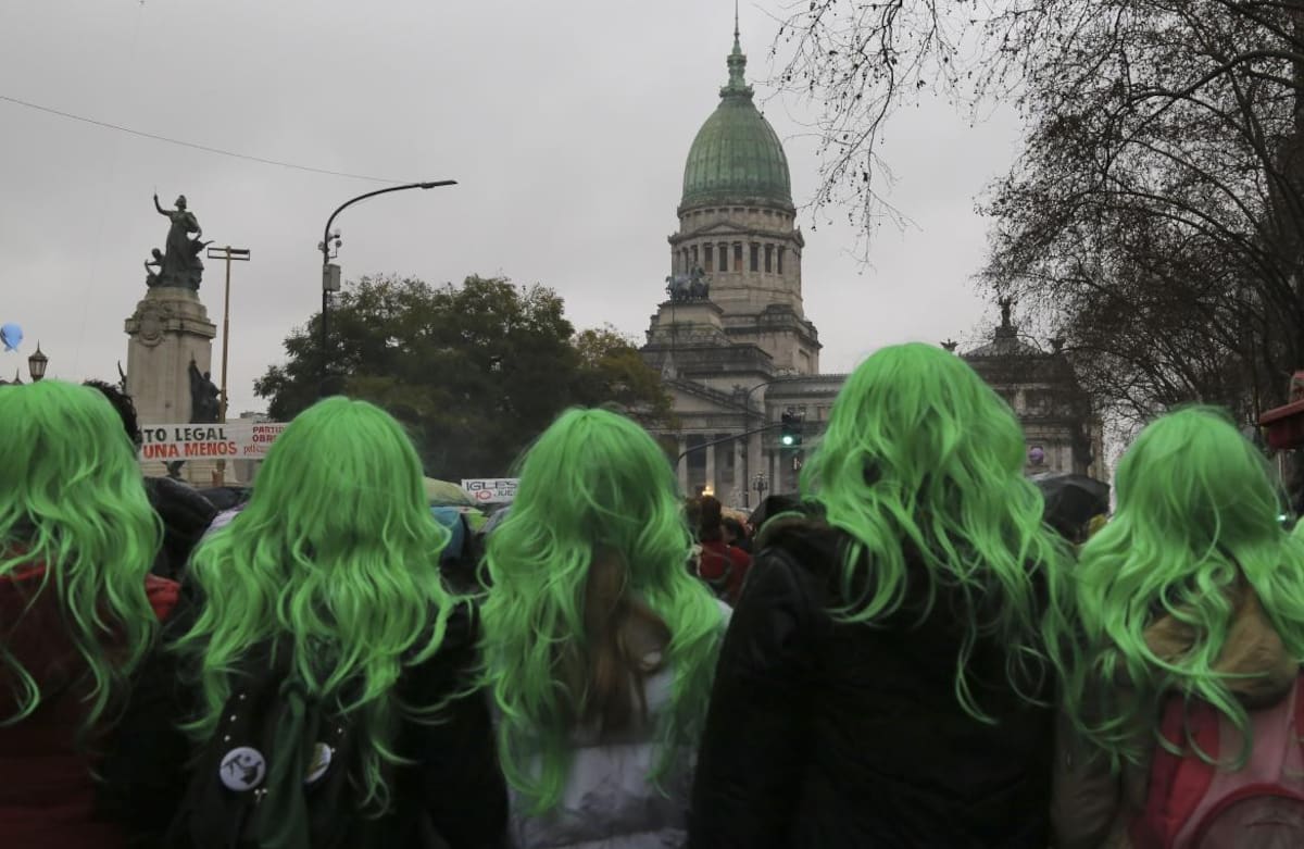 Aborto Legal, marcha a favor y en contra, NA