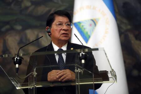 Denis Moncada, canciller de Nicaragua. Foto: Reuters.