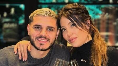 Wanda Nara y Mauro Icardi. Foto: Instagram.