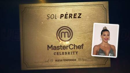 Sol Pérez, MasterChef Celebrity