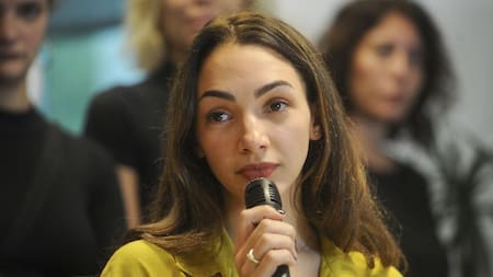 Thelma Fardin. Foto: Télam.