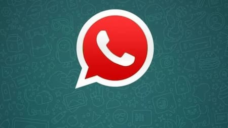 Logo de WhatsApp Plus Rojo. Foto: WABetaInfo.