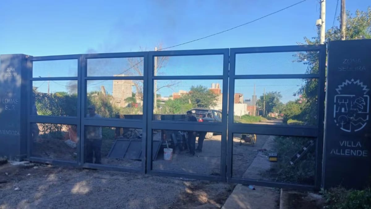 Portones de noche y calles cerradas: la drástica decisión de una ciudad frente a la inseguridad