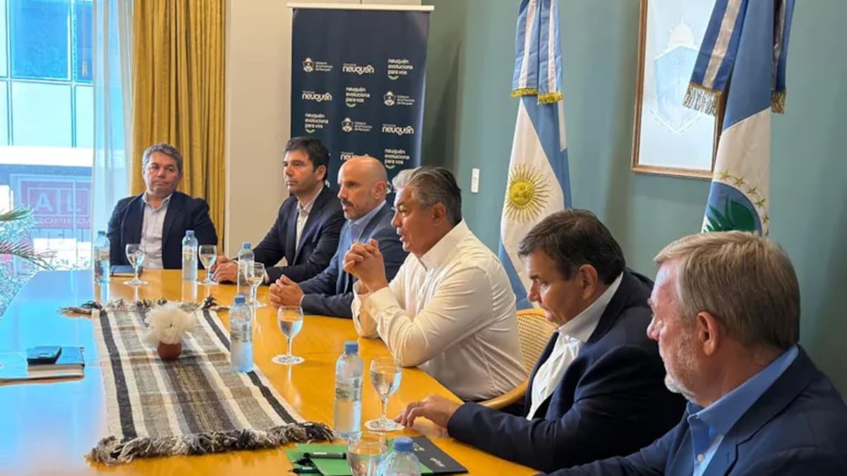 Rolando Figueroa junto a la Mesa de Competitividad de Vaca Muerta.