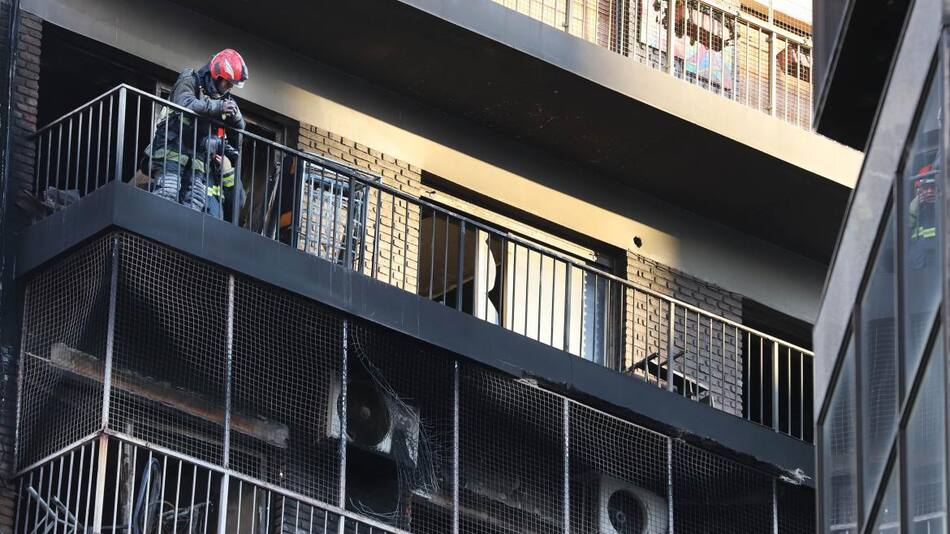 Incendio en Recoleta. Foto: NA.