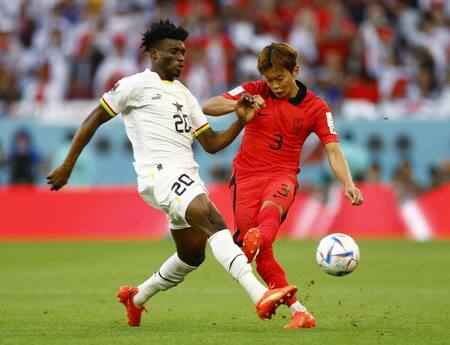 Corea del Sur vs. Ghana. Foto Reuters