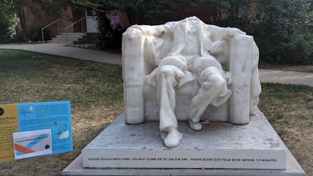 Estatua de Lincoln . Foto: EFE