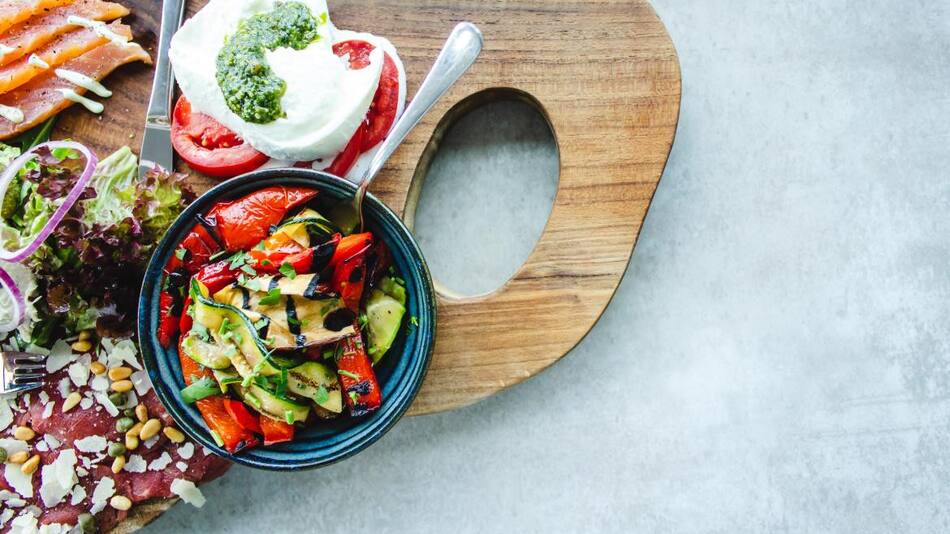 Comida mediterránea. Foto: Unsplash.