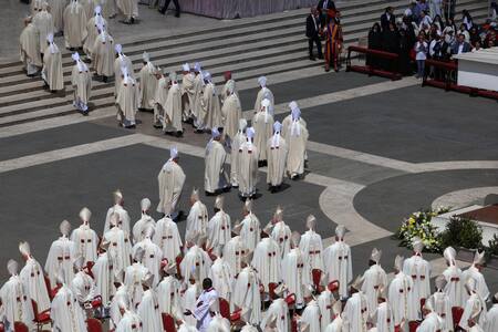 Son 133 los cardenales que elegirán al nuevo Papa en el próximo conclave. Foto: Reuters/Alkis Konstantinidis.