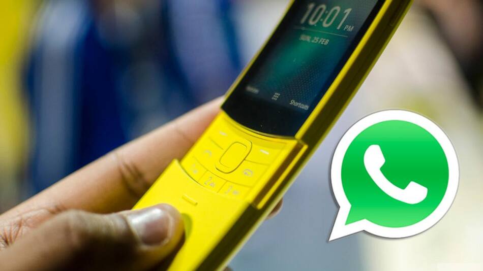 Nokia 8110 4G, telefóno con pantalla táctil que tiene WhatsApp