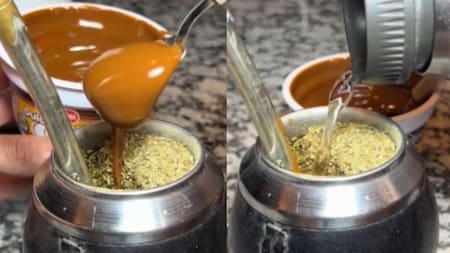 Mate con dulce de leche. Foto: captura