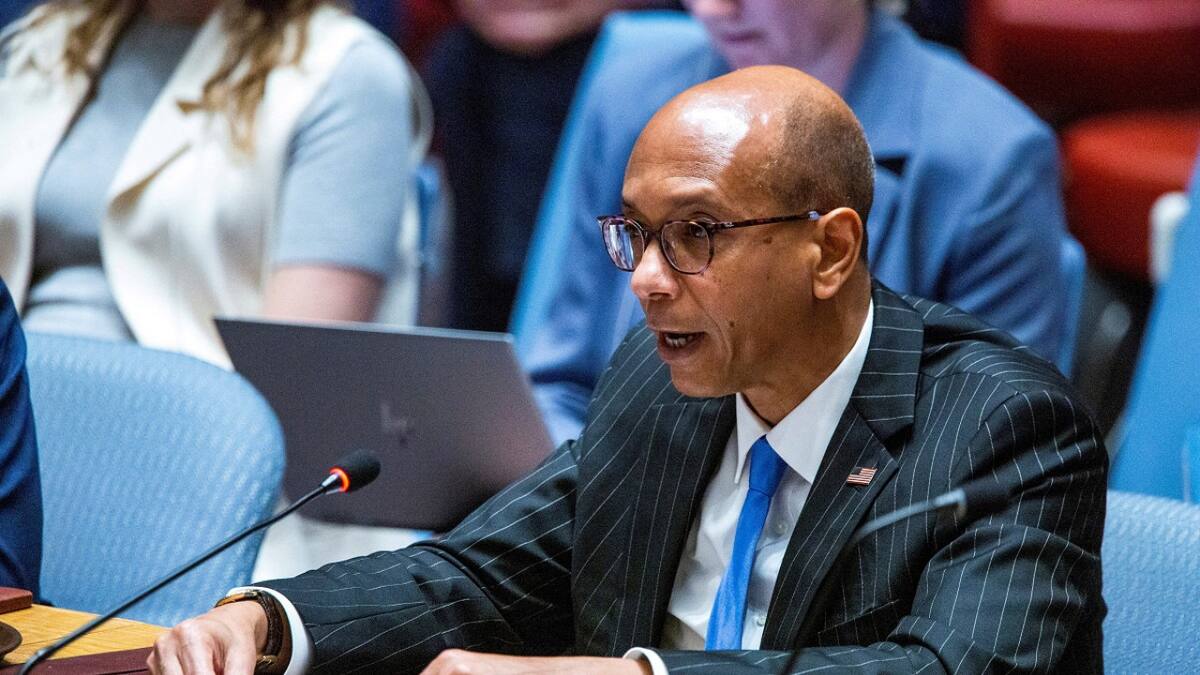 Robert Wood, embajador adjunto de Estados Unidos ante la ONU. Foto: Reuters.