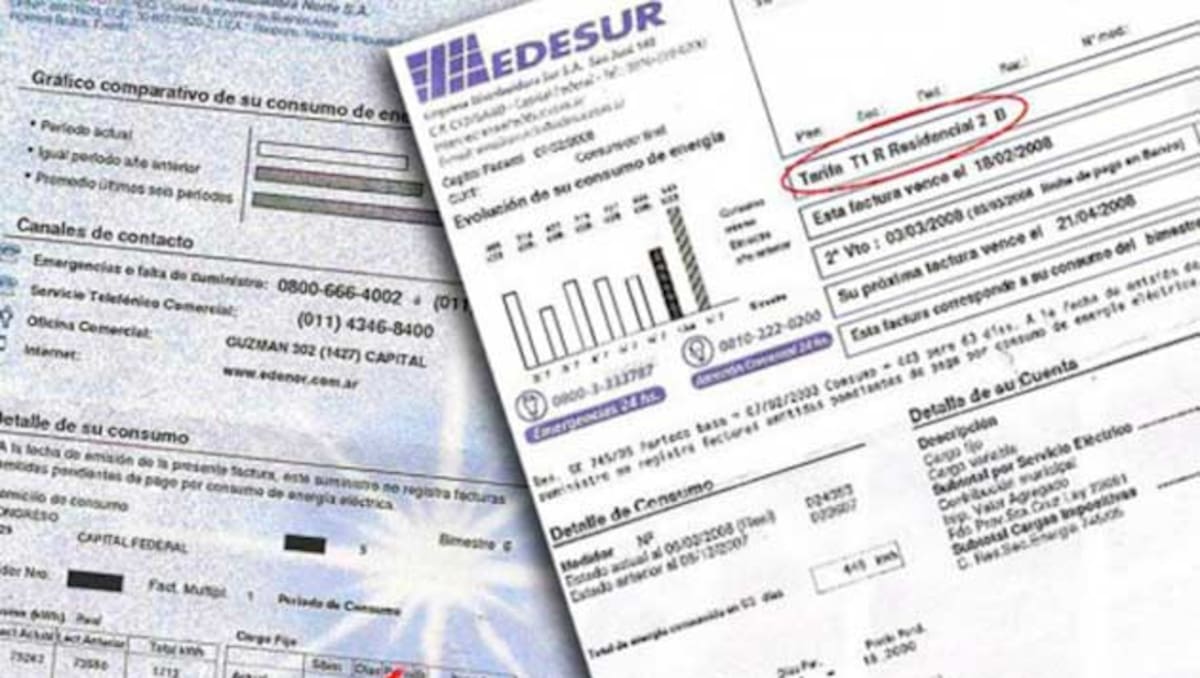 Boletas de luz