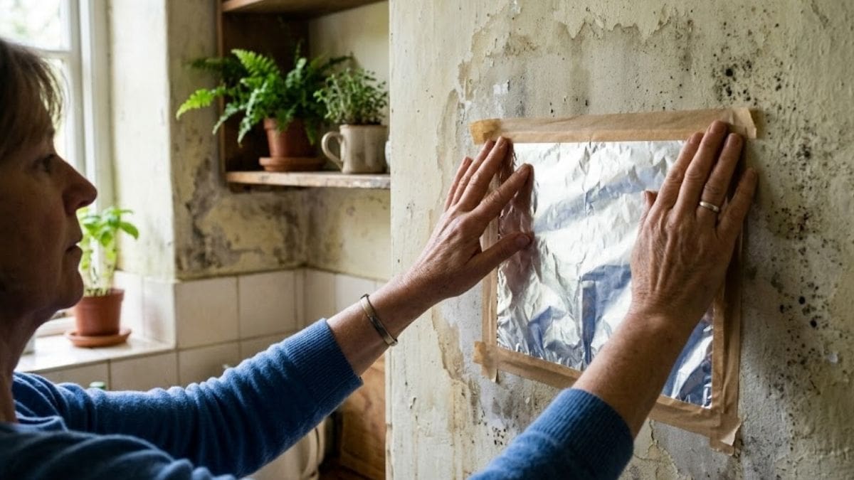 Poner papel aluminio en las paredes (Foto Gemini)