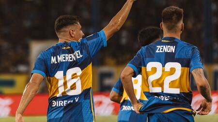 Miguel Merentiel y Kevin Zenón; Boca Juniors. Foto: NA.
