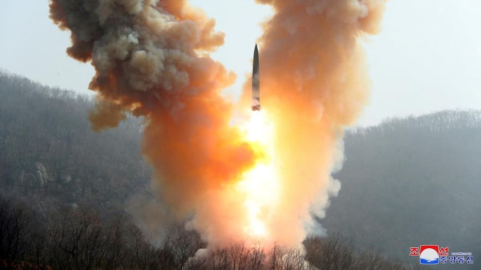 Prueba de misil norcoreano. Foto: Reuters.