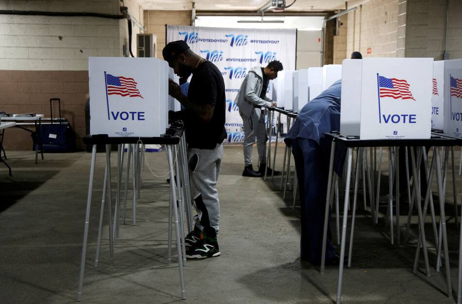 Elecciones en Estados Unidos. Foto: Reuters.