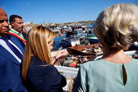 Ursula von der Leyen y Giorgia Meloni. Foto: Reuters.