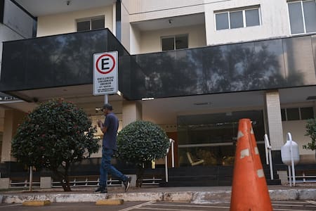 Allanamiento a la casa de Jair Renan Bolsonaro, hijo del ex presidente de Brasil. Foto: EFE.
