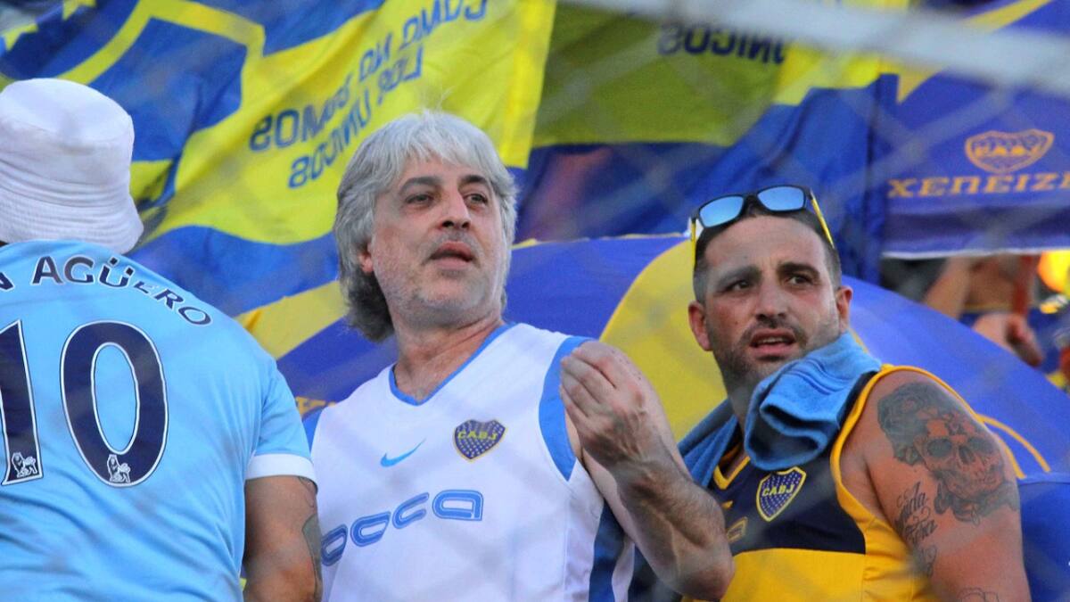 Rafael Di Zeo, líder de La 12. Foto: NA.