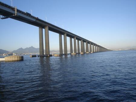 Puente Río-Niterói, en Brasil. Foto: Wikipedia.