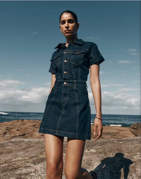 Look total denim. Foto Pinterest