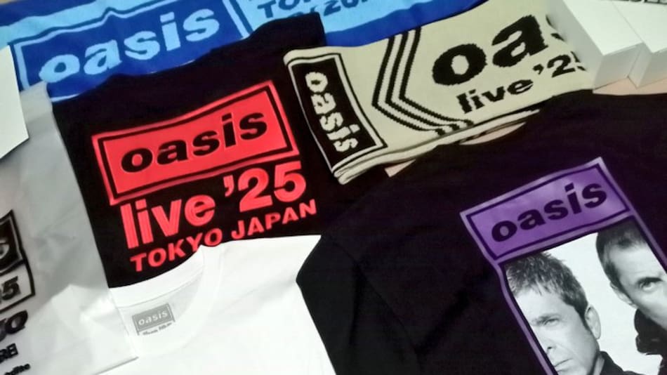 La merch de Oasis llega a la Argentina
