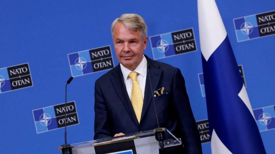 Pekka Haavisto, ministro de relaciones exteriores finlandés. Foto: Reuters.