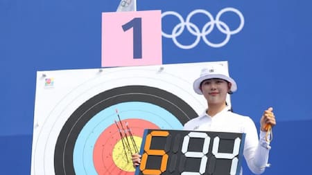 La arquera surcoreana Lim Sihyeon. Foto: NA