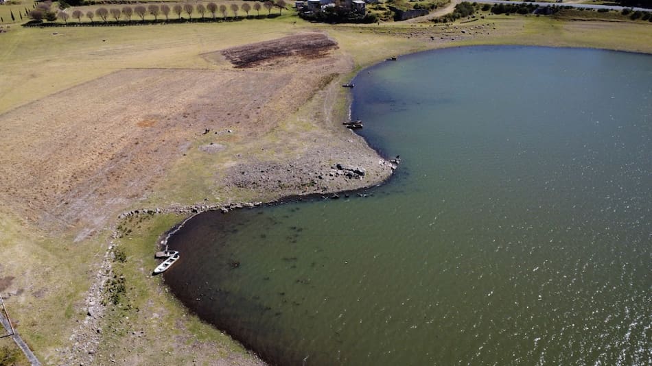 Presa Villa Victoria, parte del sistema Cutzamala, Ciudad de México. Foto: Reuters