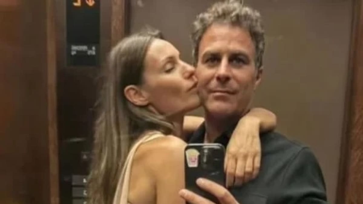 Pampita junto a Martín Pepa. Foto: NA.