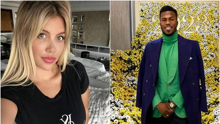 Wanda Nara y Keita Balde. Fotos: archivo.