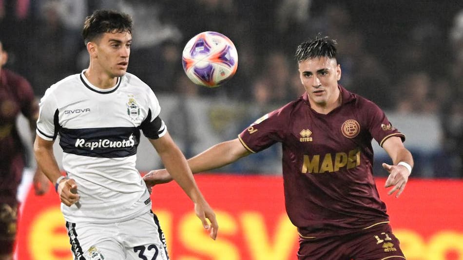 Gimnasia vs Lanús, Liga Profesional. Foto: NA