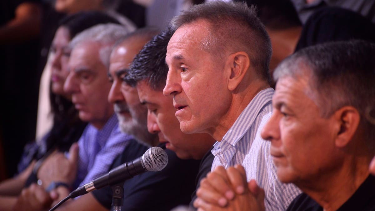 Integrantes de la mesa chica de la CGT.