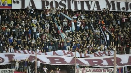 Murió un barrabrava de Lanús. Foto: NA.