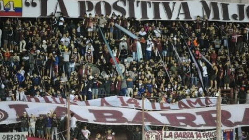Murió un barrabrava de Lanús. Foto: NA.