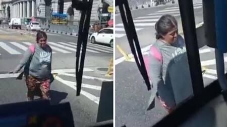 Video: así actúa un "carancho" en el centro porteño para cobrar el seguro