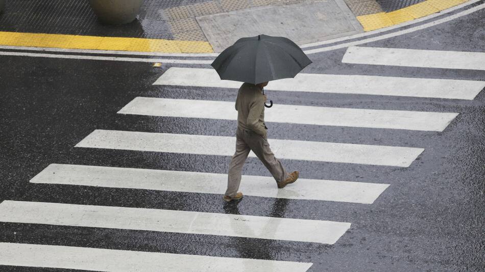 Lluvias en Buenos Aires. Foto: NA/Daniel Vides