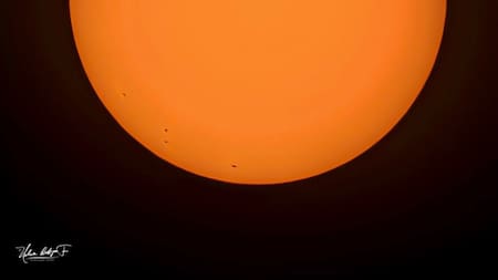 Manchas solares. Foto: X @nasa.