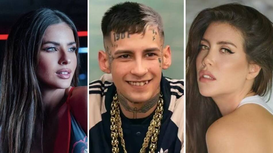 La China Suarez, L-Gante y Wanda Nara. Foto: Instagram.