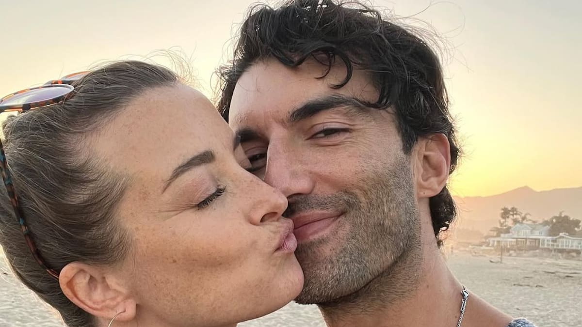 Justin Baldoni junto a su esposa Emily Foxler. Foto Instagram @justinbaldoni
