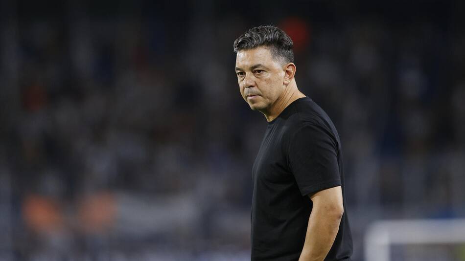 Marcelo Gallardo, entrenador de River. Foto: EFE.