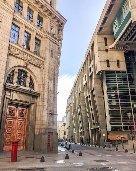 Las esquinas más icónicas de CABA: Reconquista y Bartolomé Mitre. Foto Instagram @turistaenbuenosaires