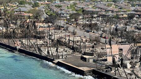 Incendios en Hawai. Foto: Reuters.
