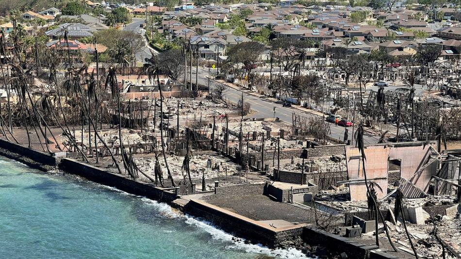 Incendios en Hawai. Foto: Reuters.